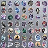 100 Pack Wolf Stickers,Wolf Decals for Kids Teens Girls,Wolf Gifts