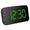 LED Digital Alarm Clock Portable Desk Clock with Snooze for