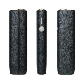 GUANSTD Case, Compatible with IQOS Ilma One Case, PU Storage Case, iqos iluma One, Compatible Protective Case, Full Protection, Anti-Fingerprint, Stylish, Ultra Fit, Litchi Pattern (Black)
