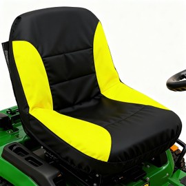 Riding Mower Seat Cover,Durable 600D Oxford Fabric Tractor Seat Cover Compatible with Cub Cadet Riding Lawn Mower,for John Deere (Medium)