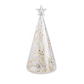 Räder Glass Fir with LED Stars, Silver