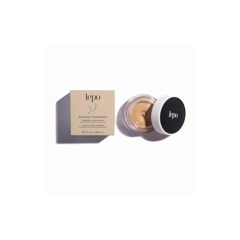 LEPO Foundation Cream to Powder BioSense No. 01 Sand, with