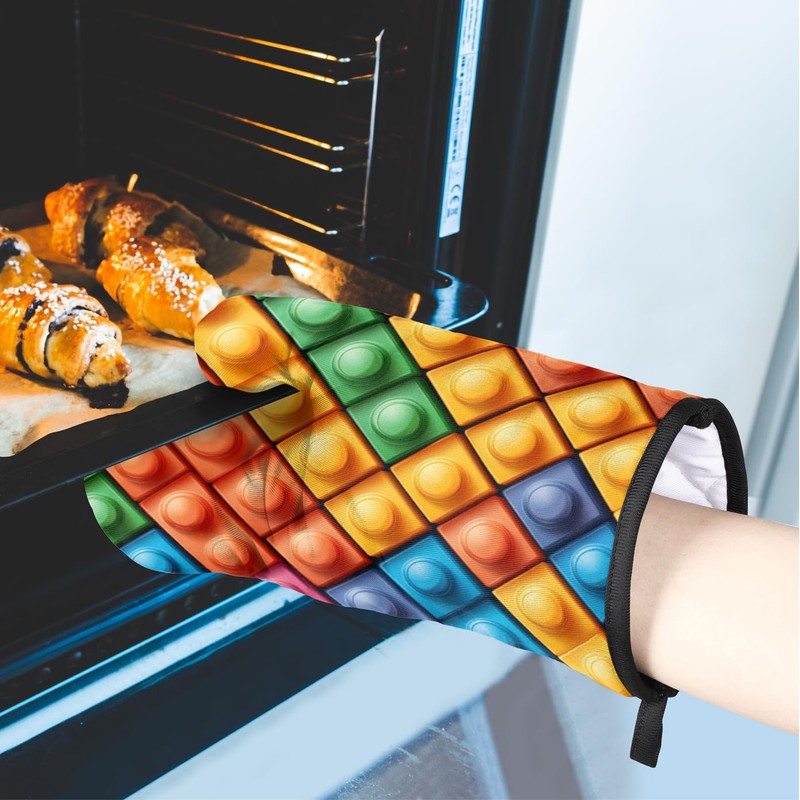 Hot Pads for Kitchen Non Slip Oven Gloves Heat Resistant