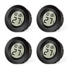 Mini Digital Hygrometer Thermometer Set of 4 - Precise Temperature
