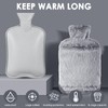 BOLEi Hot Water Bottle with Luxury Cosy Faux Fur Cover,