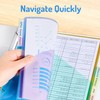 Forvencer 8 Count Dividers with Pockets, 8 Tab Dividers for