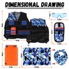 Lehoo Castle Kids Tactical Vest Kit for Nerf Guns N-Strike