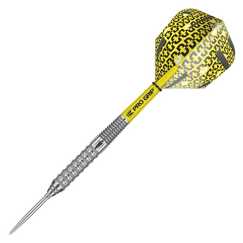 Target Darts Bolide Tungsten Soft Tip Darts Set, Yellow, 21G