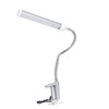 Gooseneck LED Work Light Silver C Clamp LED 21W Dimmable