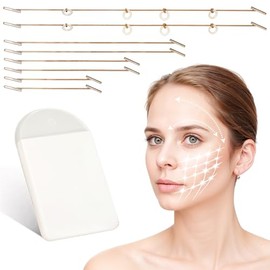 60 Unidades De Cinta Adhesiva Facial Para Lifting, Cinta Adhesiva Invisible Con 8 Hilos Para Lifting Facial Instantáneo. Cinta Adhesiva Invisible Para El Rostro Para Reafirmar La Piel Flácida D