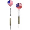 TREKPROOF 12 Pack Steel Tip Darts - Aluminum Shafts, Brass