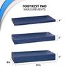 NYOrtho Wheelchair Foot-Rest Extender Elevating Pad - Leg Cushion Protector