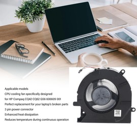 Cooling Fan for OMEN 15 EK TPN Q236 Fans Cooler Radiator M04216 001 ND8CC02 19j22 19j23 M04215 001 ND8CC03 19C23 Laptop Replacement DC 12V 4pin Heatsink Cooler (CPU)