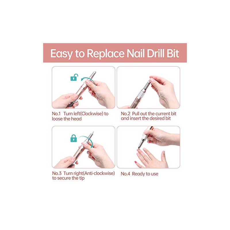 Handpiece for Delanie Nail Drill Electric Nail File for Manicure