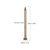 sourcing map Small Tiny Brass Nails 1.5x25mm for DIY Wooden