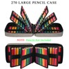 JAKAGO Large XXL Pencil Case with 270 Slots Pen Storage,