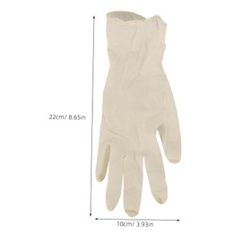 WOONEKY 20pcs Boys and Girls Black Food Safe Touchscreen Heavy Duty Multi-function Elastic Disposable Cleaning Washing