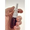 2PCS 20ML / 0.68 Oz Empty Glass Spray Nasal Bottle