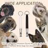 Fadbudss 2 Pack Hundepfeife Hochfrequenz Lautlos, Ultraschall Gegen Bellen Rückruf