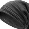 CASPAR Simple Unisex Knitted Hat / Slouch Beanie with Unusual