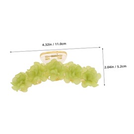 Vaguelly Large Floral Hair Claw Clip for Thick Hair with Multiple Flower Accents for Women Spring Summer Beach Vacation