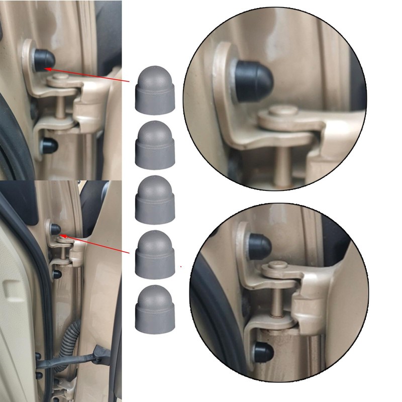 M8 Plastic Nut and Bolt Protection Dome Cover, Hex Nut