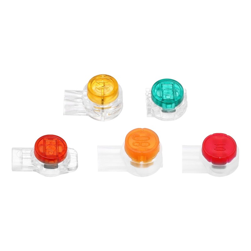 uxcell 221Pcs UY/UY2/UR/UR2/UG Wire to Wire Connector Kit K1/K2/K3/K5 Corrosion-Resistant