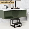SZLHANJZ Step Stool, Bedside Steps for High Beds with Round