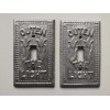 dalecraft 2 Pennsylvania Dutch aluminum Single Light Switch Plate Cover