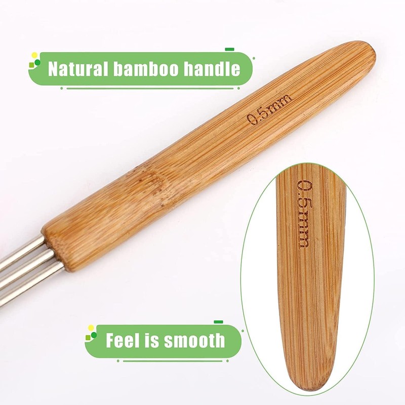 5 Pieces Dreadlock Crochet Hook Tool Kit Braid Hair Dreadlocks