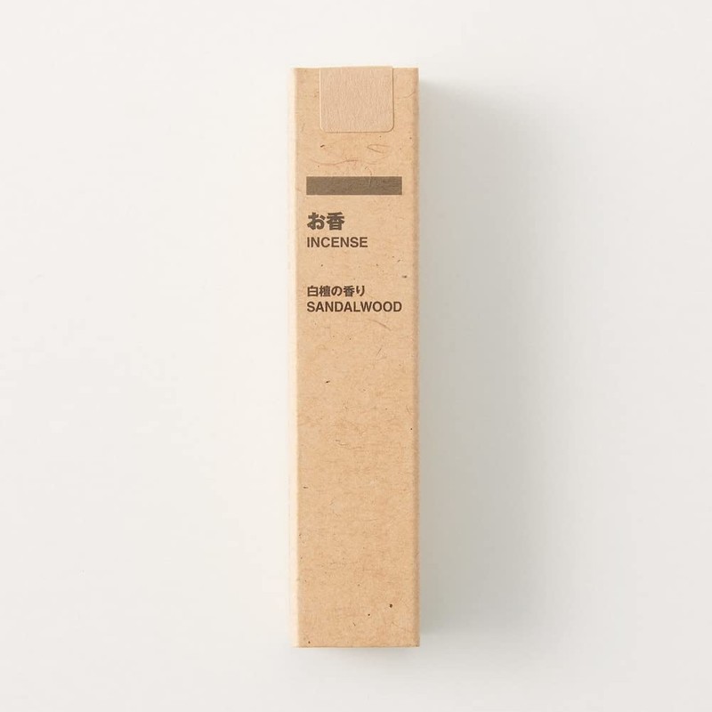 Muji 82576061 Incense Sticks Type Sandalwood Scent, 12 Sticks
