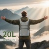 SUIKIHUM 20L Foldable Backpack for Men Women, Ultra Lightweight Water-Resistant