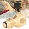 Propane Tank Refill Adapter 1LB Solid Brass Universal Mini for