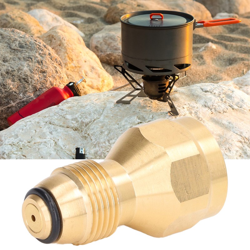 Propane Tank Refill Adapter 1LB Solid Brass Universal Mini for