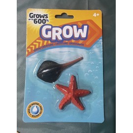 Grow MAGIC GROW CREATURE STAR FISH & MANTA TOY WATCH IT GROW TO 600% IN WATER!