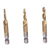 6Pcs Hex Shank Drill High Speed Steel Tap Chamfer Spiral