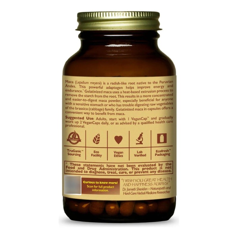 Healthforce Superfoods Maca Gelatinizada 120 Caps