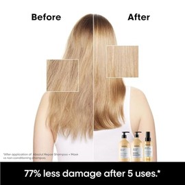 L'Oreal Professionnel Absolut Repair Conditioner | Protein Hair Treatment | Repairs Damage & Provides Shine | With Quinoa & Proteins | For Dry, Damaged Hair | 16.9 Fl. Oz.