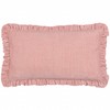 furn. Les Fruites Embroidered Ruffle Cushion Cover - Lemons -