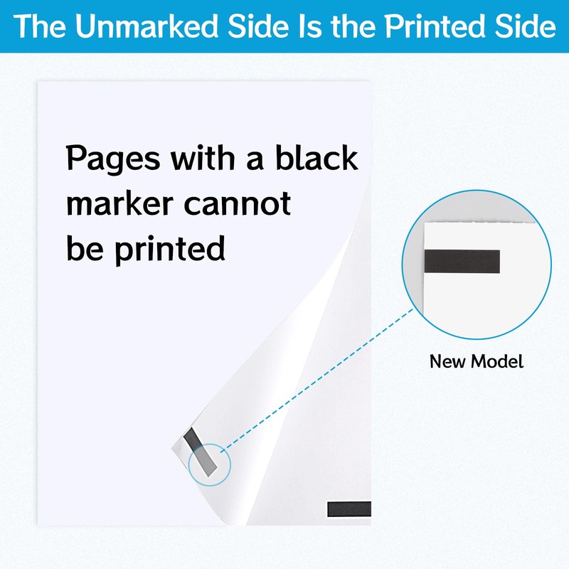 100 Sheets Thermal Printer Paper 8.5 x 11 Inch US