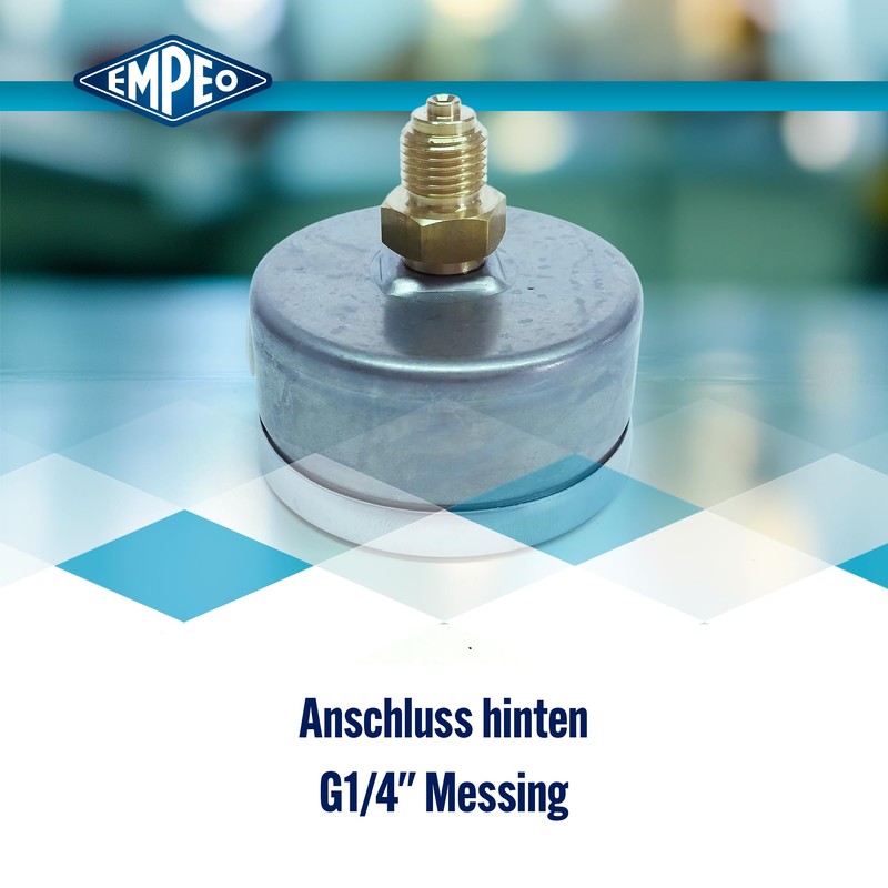 'Gauge with Lower G; 0 – 2.5 bar G1/4 –