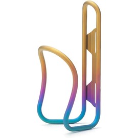 Titanium Bike Water Bottle Cage 32 grams Multicoloured