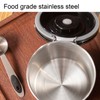 1.5L Coffee Canister Coffee Container with Scoop Date Tracker Stainless