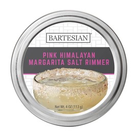 Bartesian Pink Himalayan Margarita Cocktail Glass Rimmer - Margaritas Cocktails Flavored Salty Rimming Garnish for Bar Drink Glasses - Professional Home Bartending Mixology Supplies