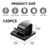 GGFOXLEW 3/4 in Adhesive Cable Clips, 120pcs Outdoor Light Clips,