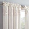 Vue Arashi Modern Boho Decorative Ombre Rod Pocket Window Curtain