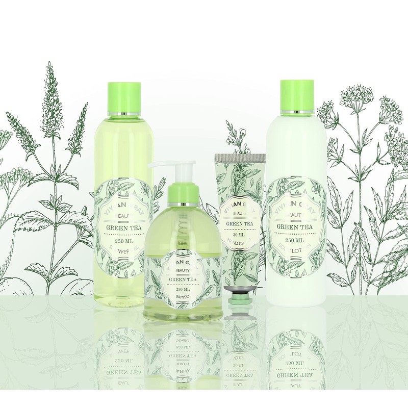 VIVIAN GRAY 1313 Hand Lotion Naturals, Green Tea, Green (30