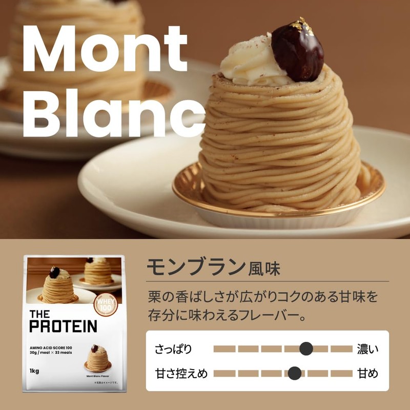 Zapro Protein 1kg Mont Blanc Flavor, Whey Protein, 11 Vitamins,