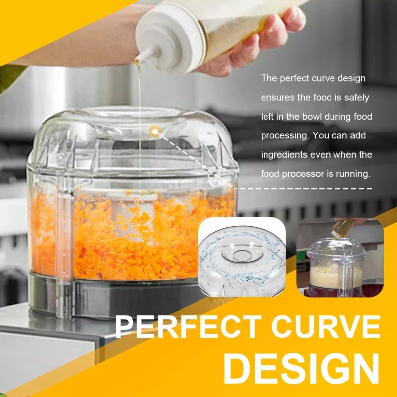 For Robot Coupe 106458S Cutter Bowl Lid for Robot Coupe