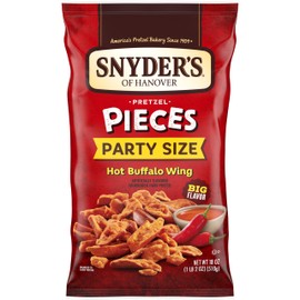 Snyder's of Hanover Hot Buffalo Wing Flavored Pretzel Pieces, 18 Oz